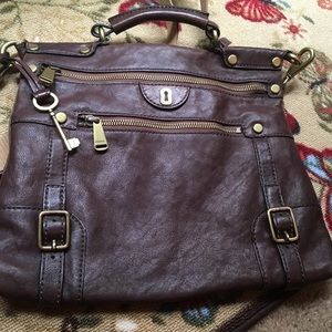 Fossil Amalia Crossbody Rare Large.